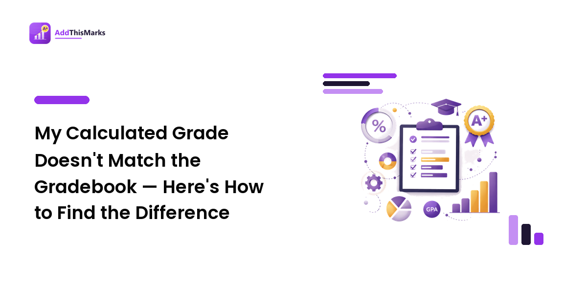 My Calculated Grade Doesn't Match the Gradebook — Here's How to Find the Difference