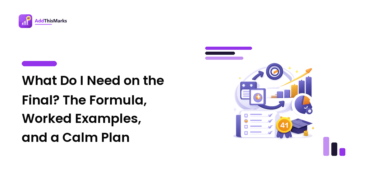 What Do I Need on the Final? The Formula, Worked Examples, and a Calm Plan