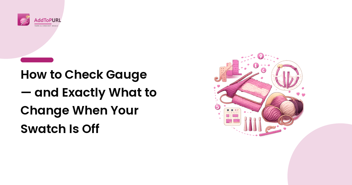 How to Check Gauge — and Exactly What to Change When Your Swatch Is Off
