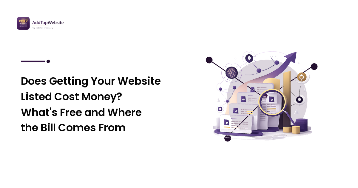 Does Getting Your Website Listed Cost Money? What's Free and Where the Bill Comes From
