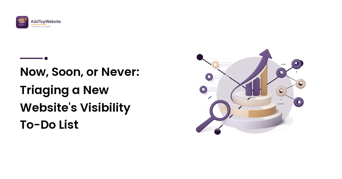 Now, Soon, or Never: Triaging a New Website's Visibility To-Do List