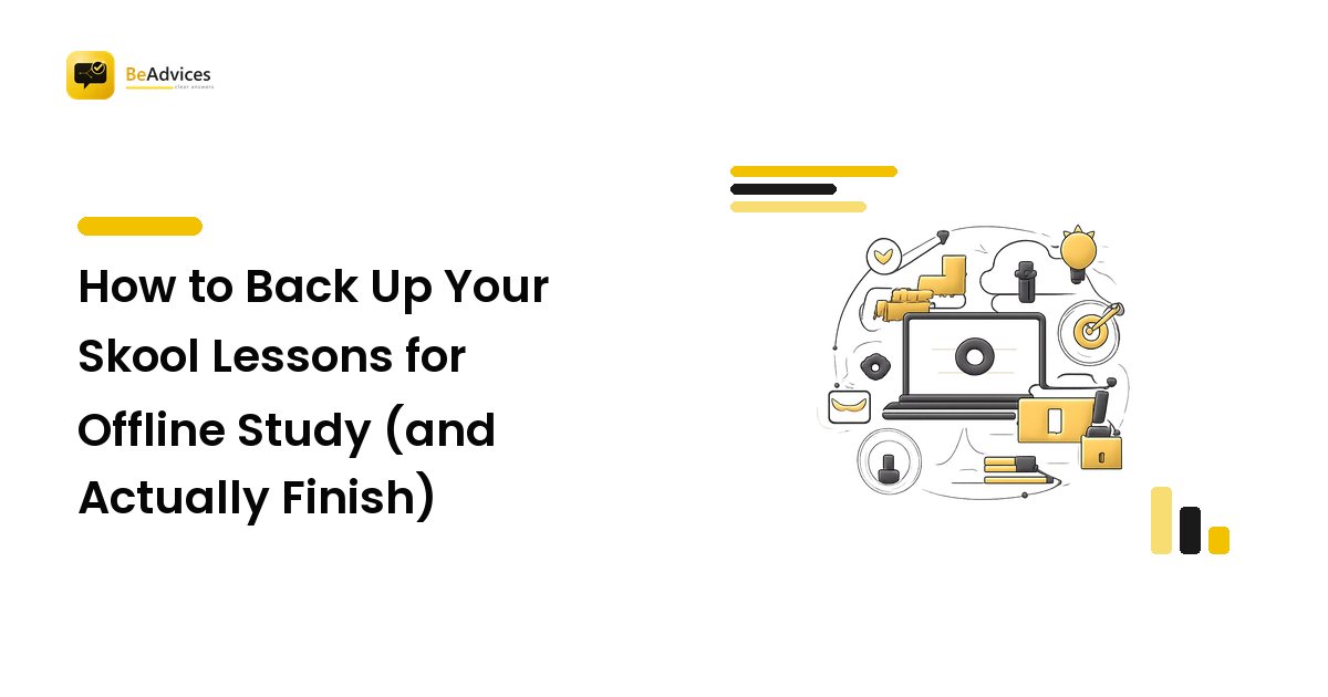 How to Back Up Your Skool Lessons for Offline Study (and Actually Finish)