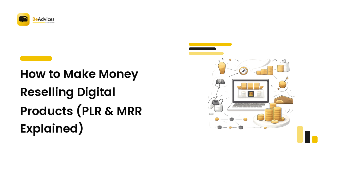How to Make Money Reselling Digital Products (PLR & MRR Explained)