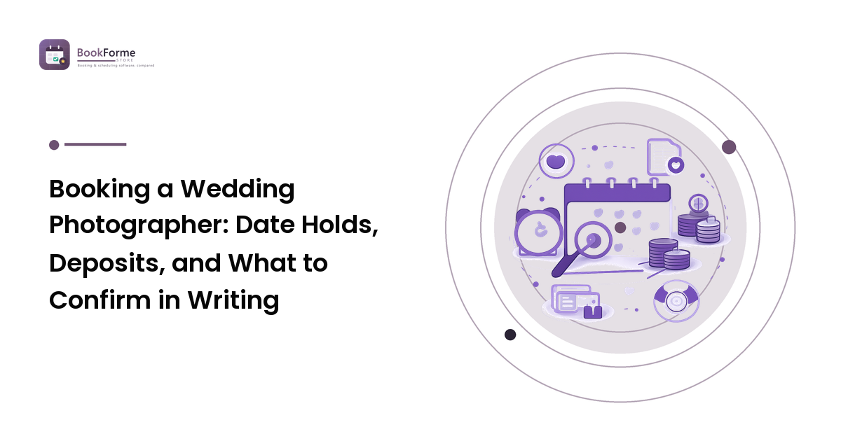 Booking a Wedding Photographer: Date Holds, Deposits, and What to Confirm in Writing
