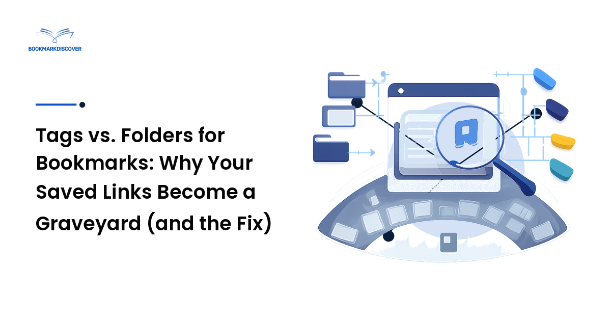 Tags vs. Folders for Bookmarks: Why Your Saved Links Become a Graveyard (and the Fix)
