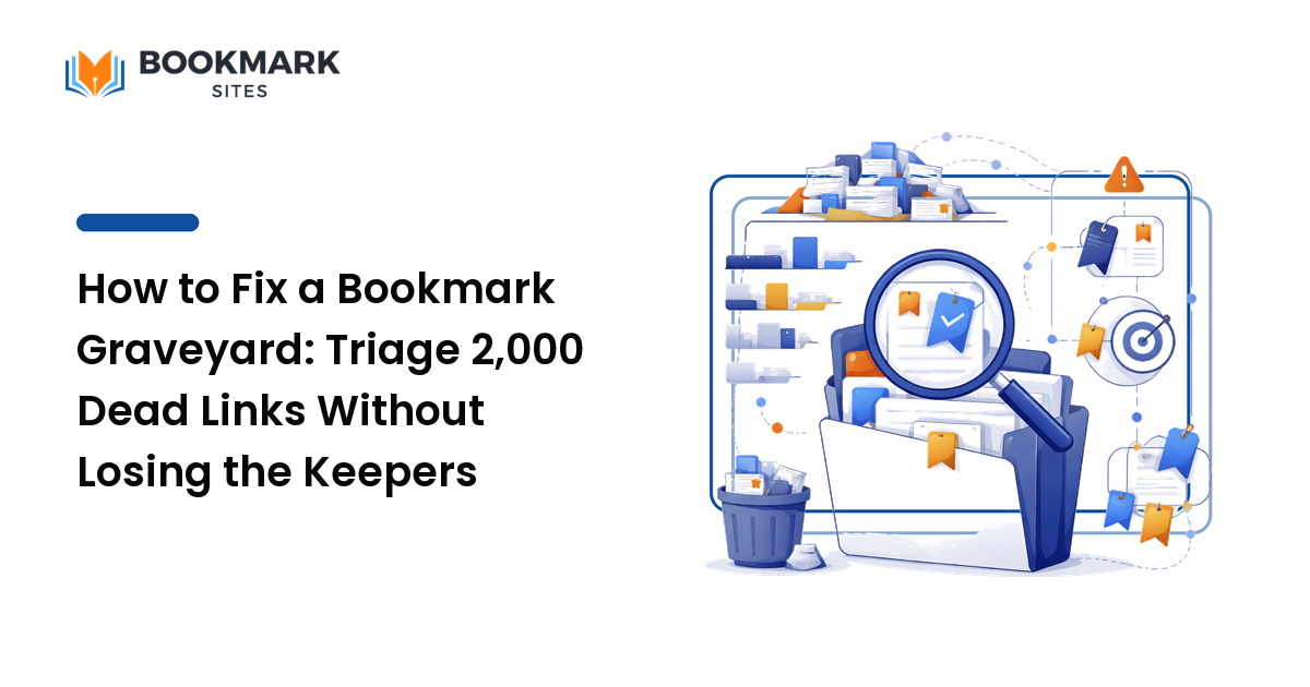 How to Fix a Bookmark Graveyard: Triage 2,000 Dead Links Without Losing the Keepers