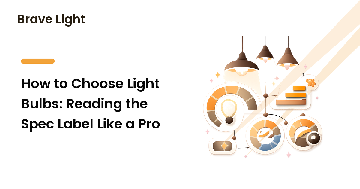 How to Choose Light Bulbs: Reading the Spec Label Like a Pro