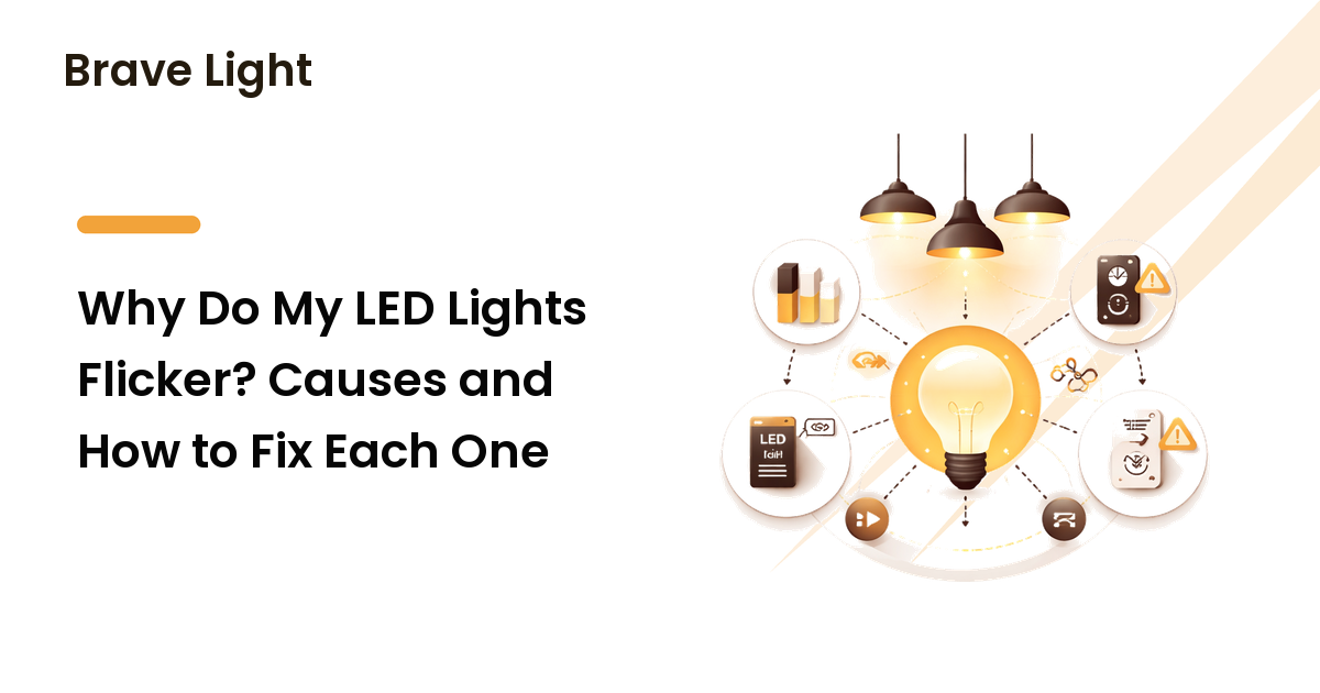 Why Do My LED Lights Flicker? Causes and How to Fix Each One