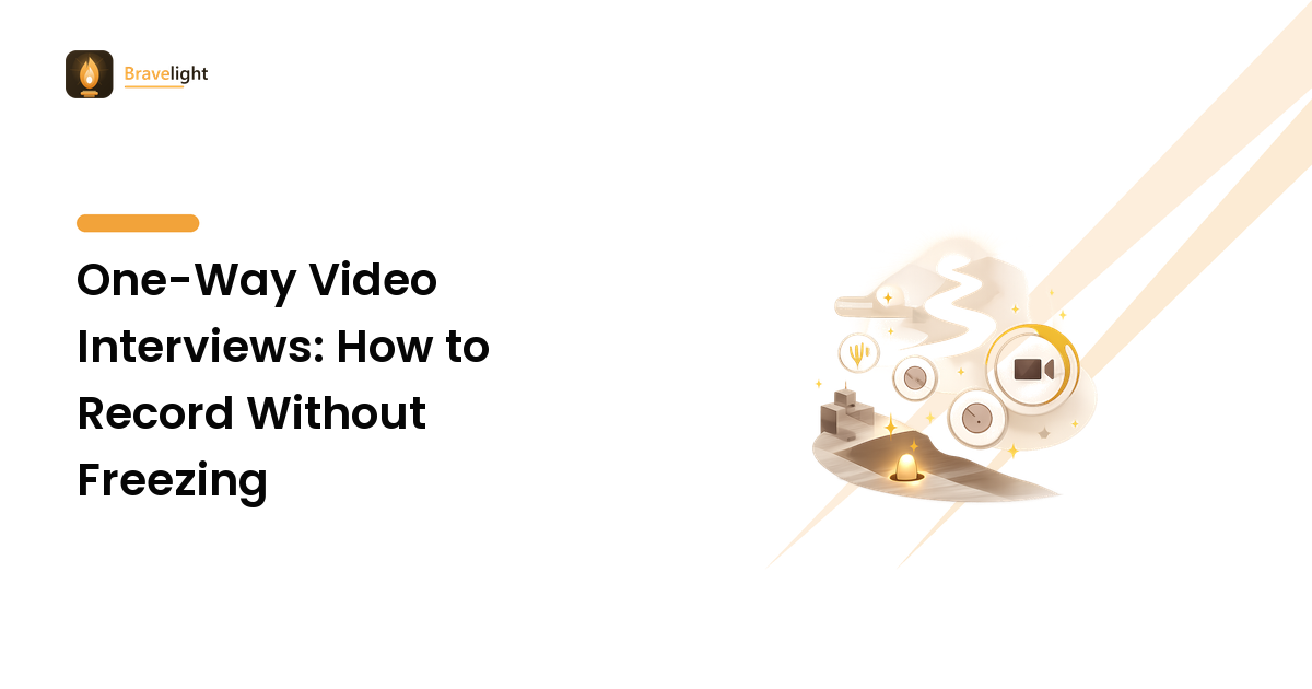 One-Way Video Interviews: How to Record Without Freezing