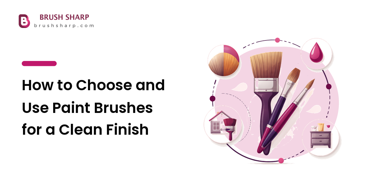 How to Choose and Use Paint Brushes for a Clean Finish