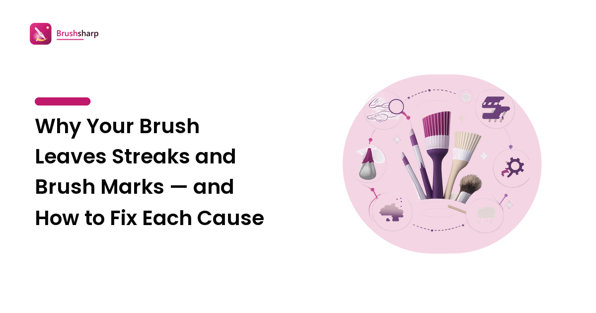 Why Your Brush Leaves Streaks and Brush Marks — and How to Fix Each Cause