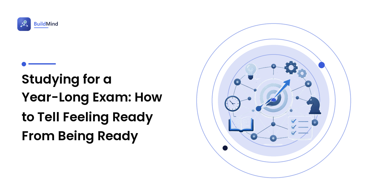 Studying for a Year-Long Exam: How to Tell Feeling Ready From Being Ready