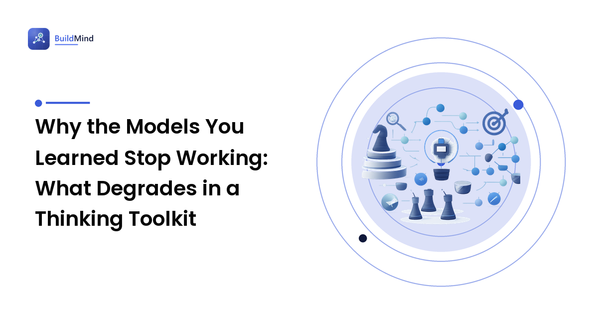 Why the Models You Learned Stop Working: What Degrades in a Thinking Toolkit