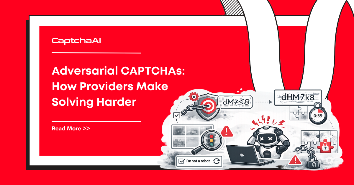 Adversarial CAPTCHAs: How Providers Make Solving Harder