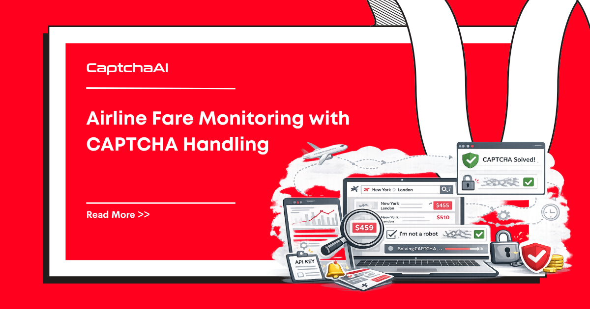 Airline Fare Monitoring with CAPTCHA Handling