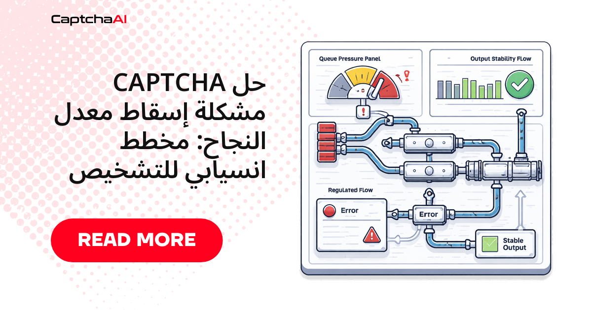 CAPTCHA حل مشكلة إسقاط معدل النجاح: مخطط انسيابي للتشخيص