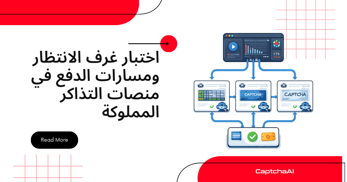 اختبار غرف الانتظار ومسارات الدفع في منصات التذاكر المملوكة