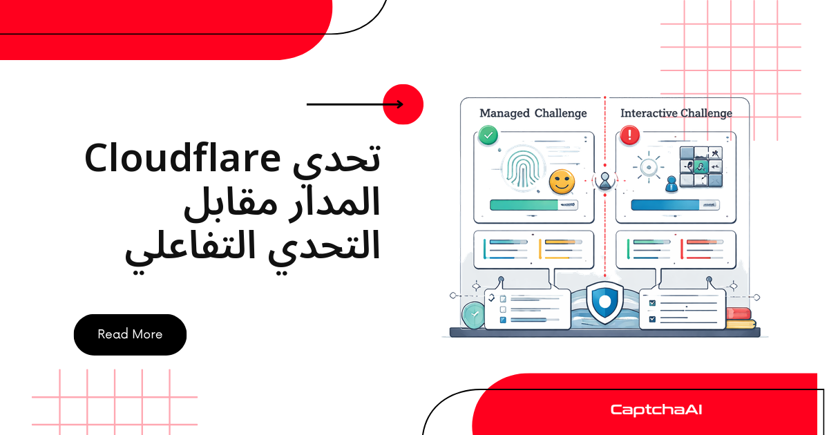 تحدي Cloudflare المُدار مقابل التحدي التفاعلي