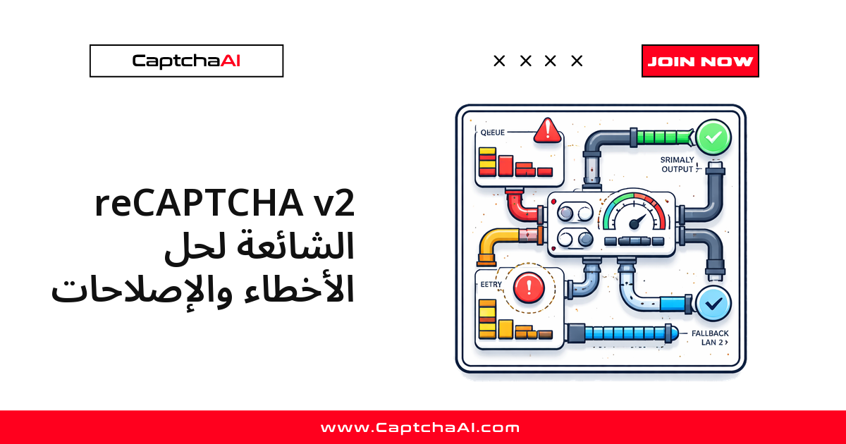 reCAPTCHA v2 الشائعة لحل الأخطاء والإصلاحات