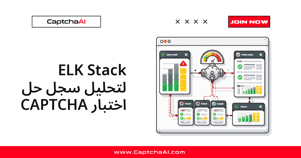 ELK Stack لتحليل سجل حل اختبار CAPTCHA