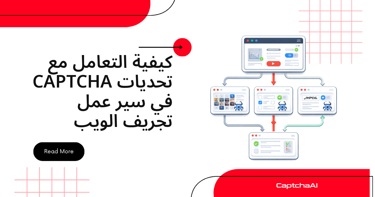 كيفية التعامل مع تحديات CAPTCHA في سير عمل تجريف الويب