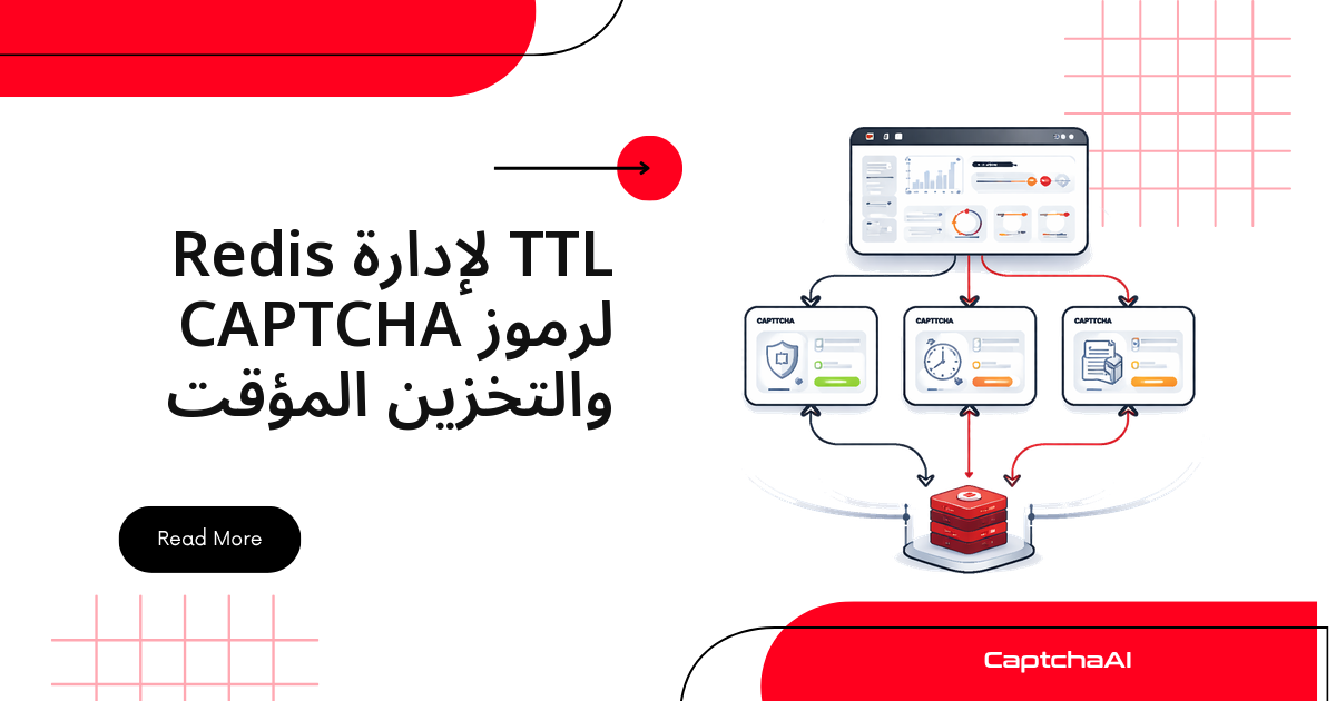 Redis لإدارة TTL لرموز CAPTCHA والتخزين المؤقت