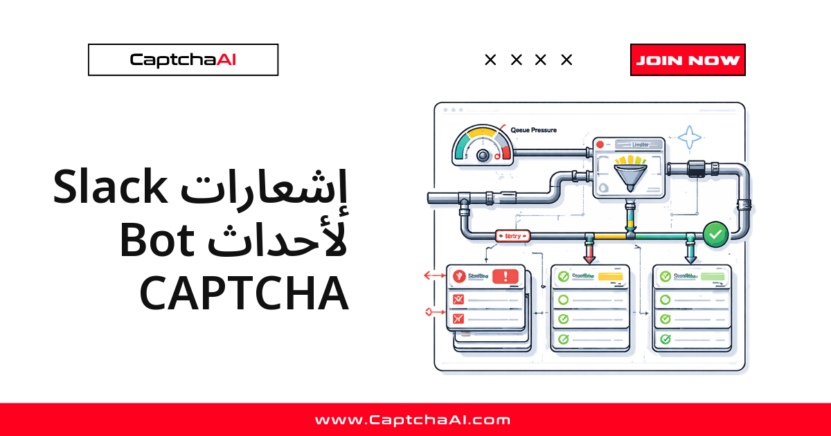 إشعارات Slack Bot لأحداث CAPTCHA