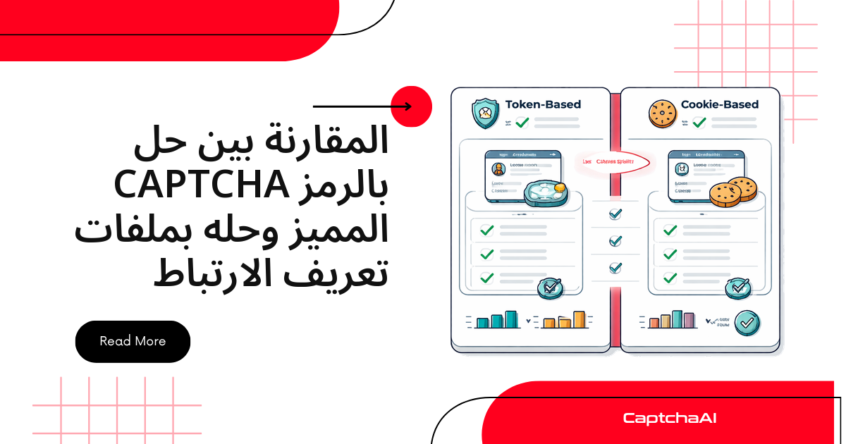 المقارنة بين حل CAPTCHA بالرمز المميز وحله بملفات تعريف الارتباط