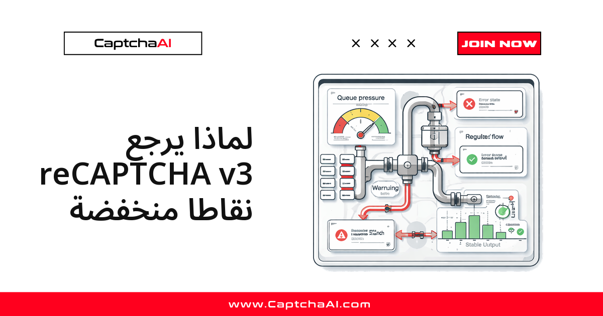 لماذا يُرجع reCAPTCHA v3 نقاطًا منخفضة