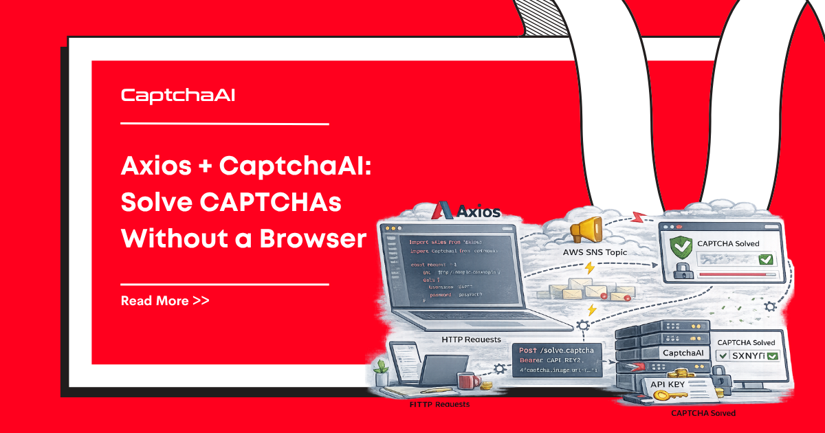 Axios + CaptchaAI: Solve CAPTCHAs Without a Browser