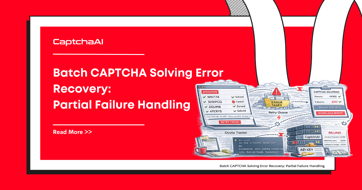 Batch CAPTCHA Solving Error Recovery: Partial Failure Handling