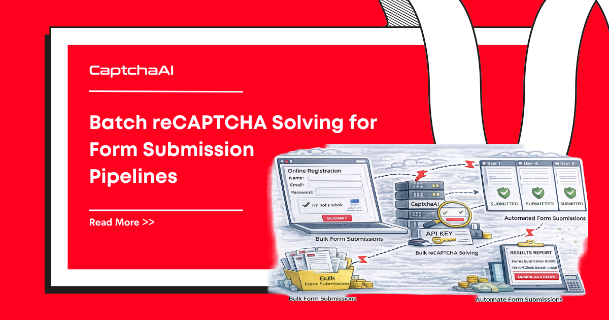 Batch reCAPTCHA Solving for Form Submission Pipelines
