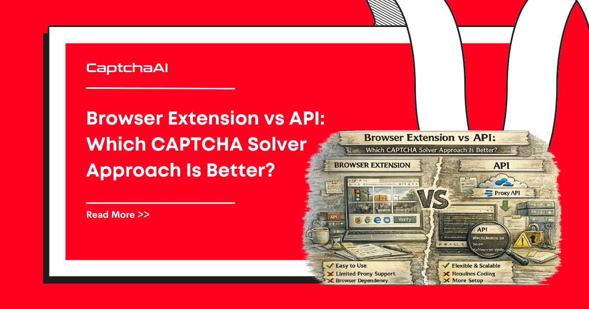 Browser Extension vs API: Which CAPTCHA Solver Approach Is Better?