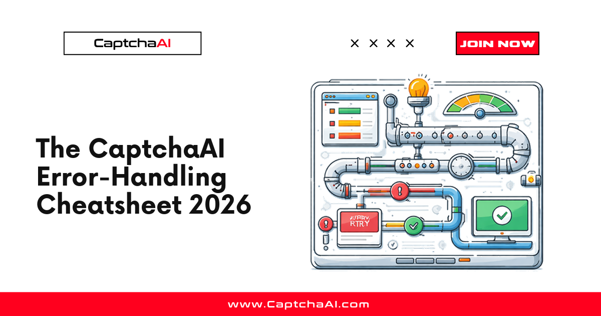 The CaptchaAI Error-Handling Cheatsheet 2026