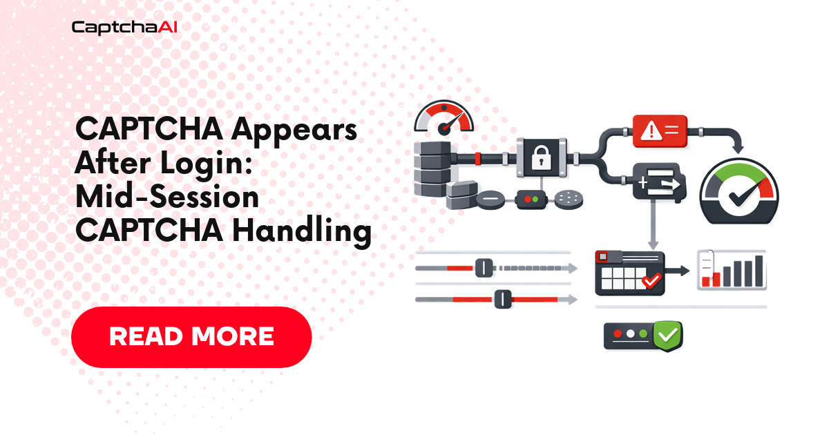 CAPTCHA Appears After Login: Mid-Session CAPTCHA Handling