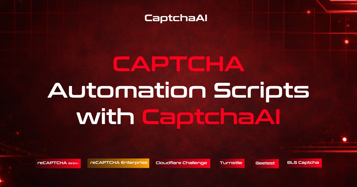 CAPTCHA Automation Scripts with CaptchaAI