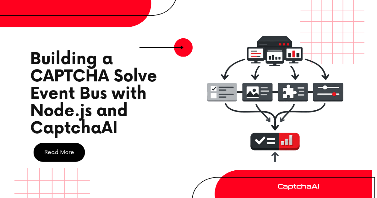 Building a CAPTCHA Solve Event Bus with Node.js and CaptchaAI