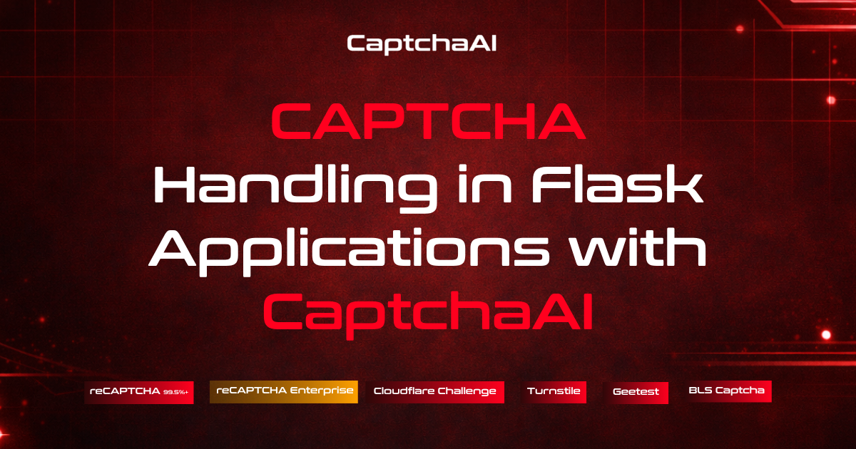 CAPTCHA Handling in Flask Applications with CaptchaAI