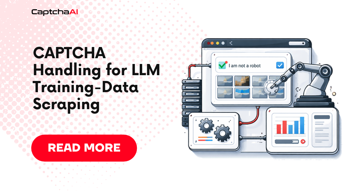 CAPTCHA Handling for LLM Training-Data Scraping