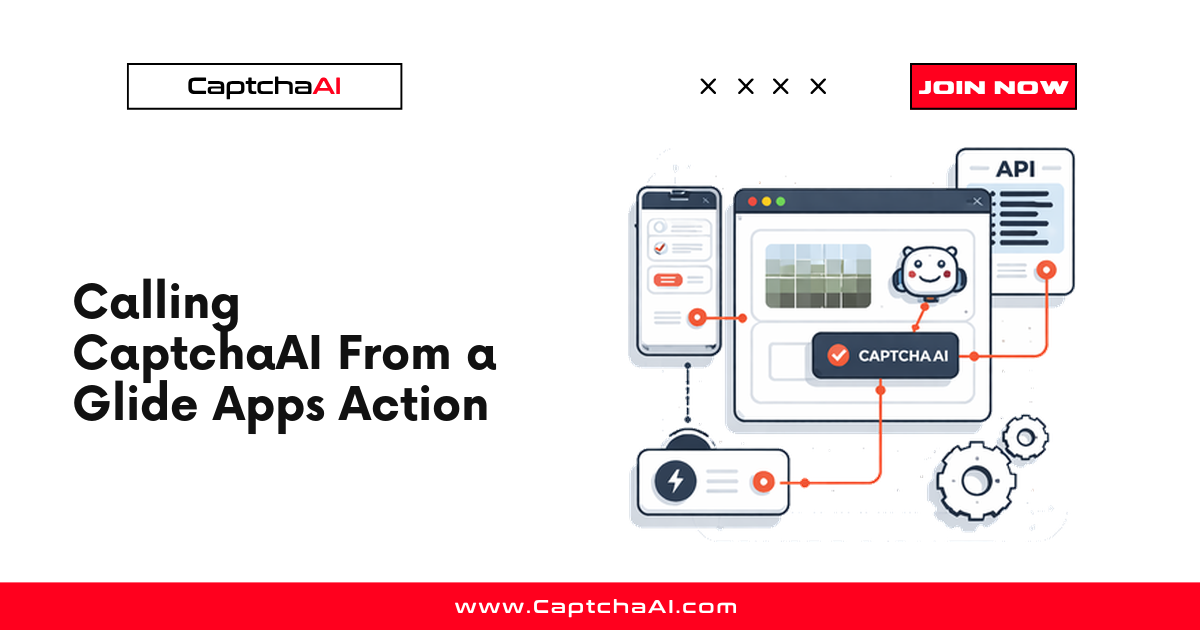 Calling CaptchaAI From a Glide Apps Action