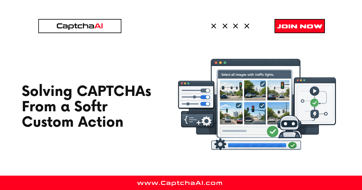 Solving CAPTCHAs From a Softr Custom Action