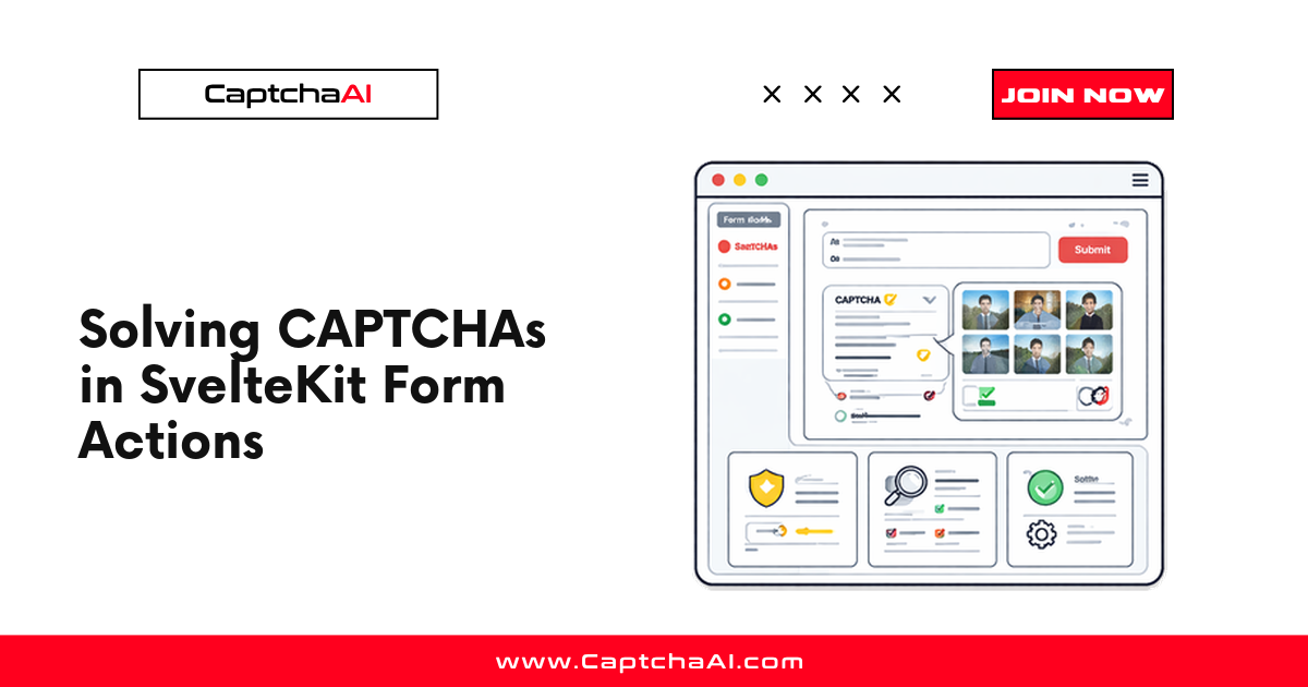 Solving CAPTCHAs in SvelteKit Form Actions