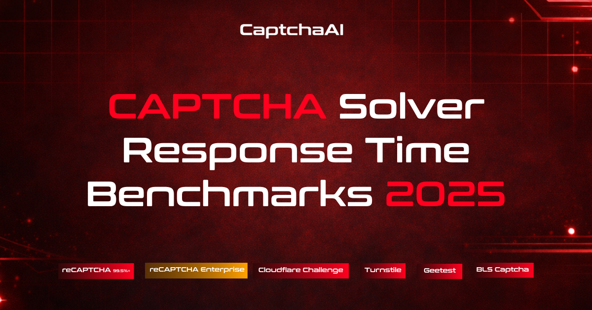 CAPTCHA Solver Response Time Benchmarks 2025