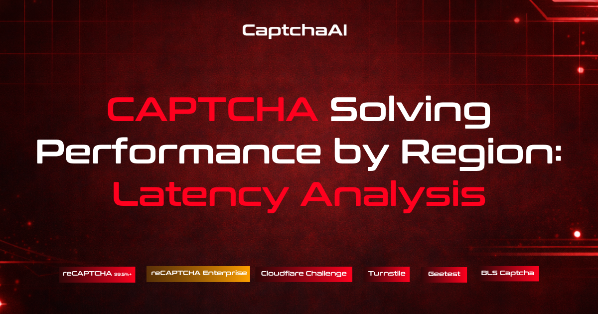 CAPTCHA Solving Performance by Region: Latency Analysis