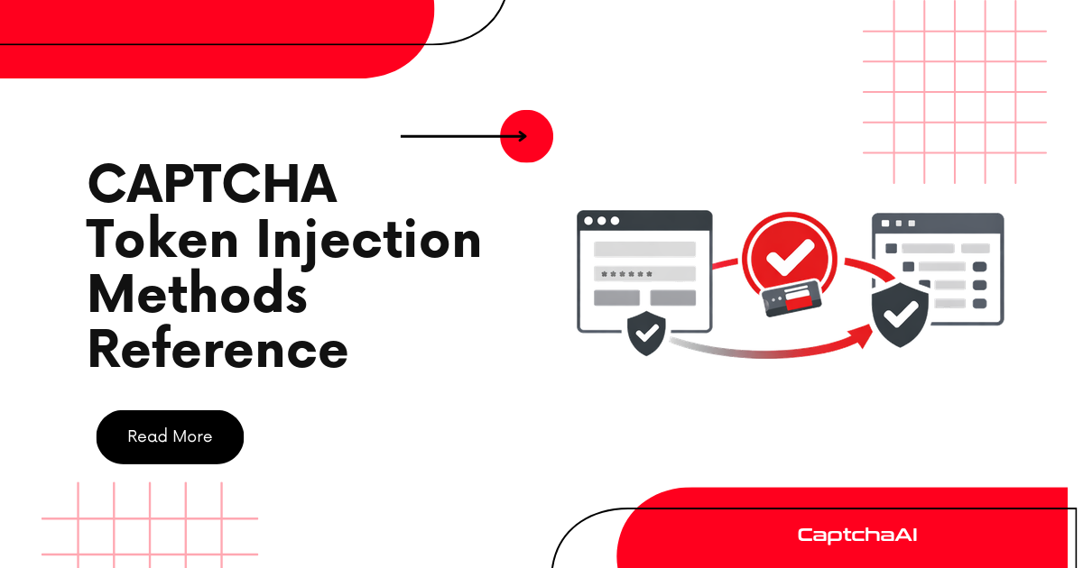 CAPTCHA Token Injection Methods Reference