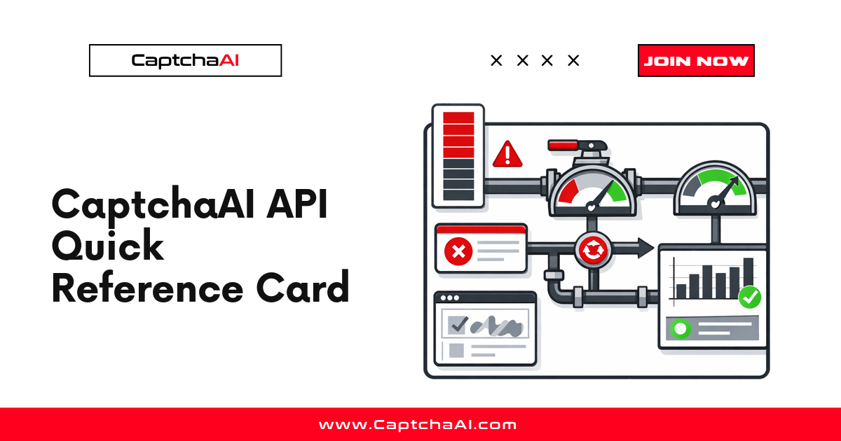 CaptchaAI API Quick Reference Card