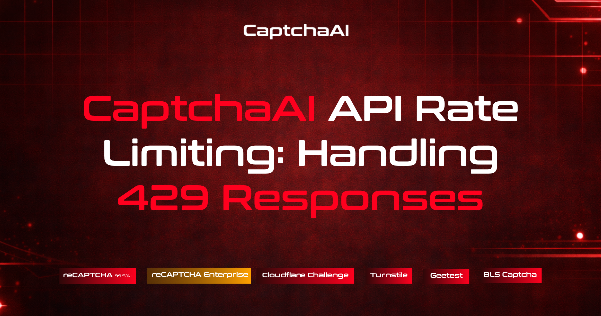 CaptchaAI API Rate Limiting: Handling 429 Responses