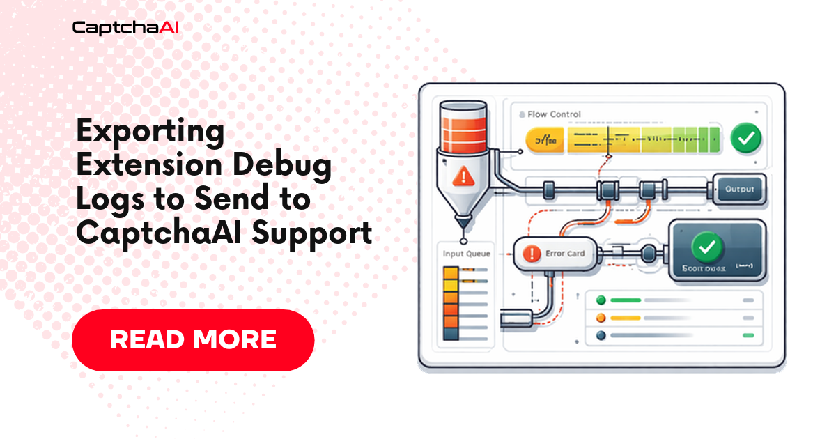 Exporting Extension Debug Logs to Send to CaptchaAI Support