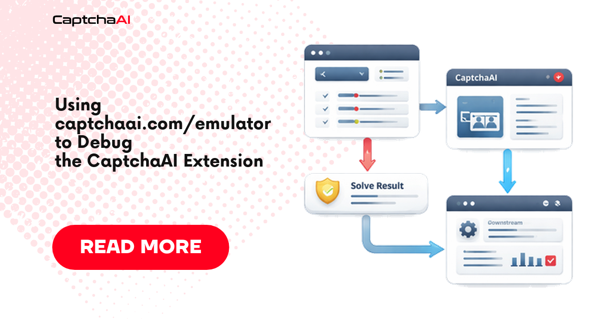 Using captchaai.com/emulator to Debug the CaptchaAI Extension