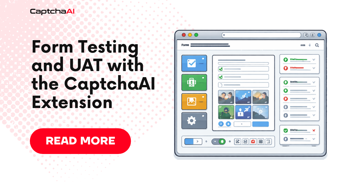 Form Testing and UAT with the CaptchaAI Extension